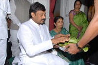 Chiru Visit Film Nagar Temple Photos